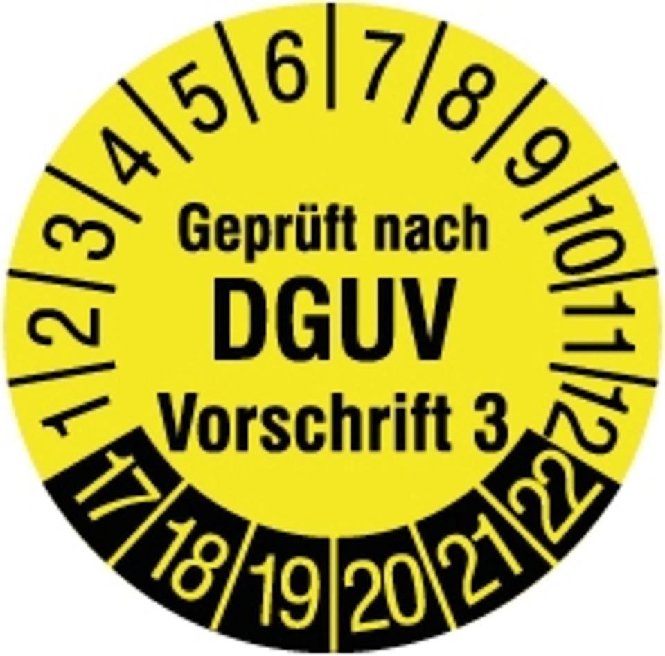 DGUV Vorschrift 3 bei Martin Markhof in Warmensteinach